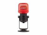 Joby Wavo POD - Microphone - USB - noir, rouge