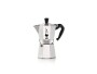 Bialetti Espressokocher Moka Express 6 Tassen, Silber, Material