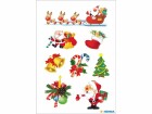 Herma Stickers Weihnachtssticker Santa Claus 3 Blatt à 24 Sticker