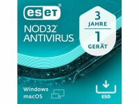eset NOD32 Antivirus ESD, Vollversion, 1 User, 3 Jahre