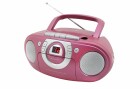 soundmaster Radio/CD-Player SCD5100PI Pink, Radio Tuner: FM