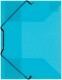 VIQUEL Gummibandmappe          A4 - 113372-08 blau
