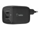 BELKIN 65 W DUAL USB-C GAN LADEGERAET MIT POWER