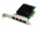 Digitus Gigabit Ethernet PCI Express Netzwerkkarte, 4-Port