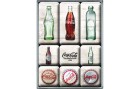 Nostalgic Art Magnet-Set Coca Cola 1 Stück, Mehrfarbig, Detailfarbe