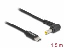 DeLock Ladekabel USB-C zu Samsung 5.5 x 3.0 mm