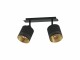 EGLO Leuchten Aufbauspot ESTEPERRA 2x E27, Schwarz/Gold, Leuchten