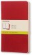 MOLESKINE Notizheft Cahier            A5 - 103-8     blanko, rot            3 Stück