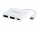 STARTECH .com USB-C to HDMI Adapter - White - 4K