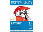 Fabriano Zeichenblock Layout A4, 70 Blatt, Papierformat: A4