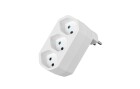 Steffen Manta Mehrfachadapter 3xT13 drehbar 3, Detailfarbe: Weiss