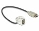DeLock Keystone-Modul USB2.0, A - A, (f-f) 110° gewinkelt