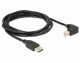 DeLock USB2.0 Kabel, A - B, 2m, SW, gew.