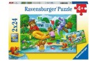 Ravensburger Puzzle Familie Bär geht campen, Motiv: Tiere