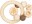 Goki Greifling Eichhörnchen natur, Material: Holz, Alter ab: 0 Monate, Detailfarbe: Beige, Braun, Spielzeugtyp: Greifling
