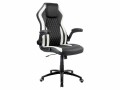 Racing Chairs Gaming-Stuhl CL-RC-BW-2 Schwarz/Weiss, Lenkradhalterung