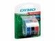 DYMO      3D-Prägeband            9mmx3m - S0847750  blau, schwarz, rot     3 Stück - 1 Stück