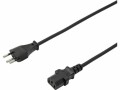 Diggelmann Netzkabel 10 m C13-T12, Anzahl Leiter: 3, Detailfarbe