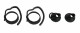 Jabra Earpads zu Engage Convertible Kit, Detailfarbe: Schwarz