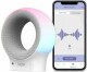 ConnectedAudio-Überwachung Live-Streaming von Schlaflied/Naturgeräuschen/Hörbuch Ton- und Temperaturwarnungen Schnuller-Lautstärke und Nachtlicht-Intensitätskontrolle Erstellen persönlicher 