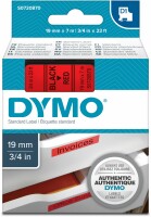 DYMO Schriftband D1 S0720870 schwarz/rot 19mm/7m, Dieses