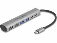 DeLock USB-Hub 2x USB 3.1 Typ-C/1x 3.1 USB Type-A/1x