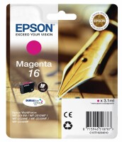 Epson Tintenpatrone magenta T162340 WF 2010/2540 165 Seiten
