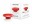 Bild 1 Fibaro Funk-Wandsender Z-Wave Button Rot, Detailfarbe: Rot
