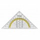 WESTCOTT  Geodreieck                14cm - E-1013000 Hypotenuse