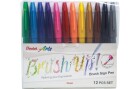 pentel Filzstift Brush Sign Pen 12 Stück, Strichstärke: Keine