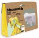 DECOPATCH Bastelset Elefant - KIT029C   Bogen, Tier, Pinsel, Lack