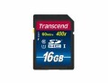 Transcend 16GB SDHC CLASS10 UHS-I,300X GEEIGNET F/