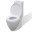 Bild 4 vidaXL Toiletten & Bidet Set Weiß Keramik