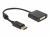 Bild 1 DeLock Adapter 4K Aktiv DisplayPort - DVI-D, Kabeltyp: Adapter