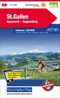 KÜMMERLY+FREY Velokarte 1:60'000 325902407 St. Gallen-Appenz.-Toggenburg