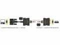 DeLock Extender RS-232 DB9 female RJ45 female to RS-232