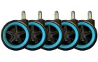 LC POWER LC-Power Rollen LC-CASTERS-DRIFT 5er Set Hellblau