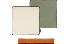 Remember Sitzkissen Cashew 40 x 40 cm, Beige/Grün/Orange, Breite