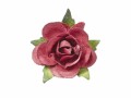 HobbyFun Streudeko Rosen 20 Stück, Bordeaux, Motiv: Rose, Material