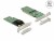 Bild 0 DeLock Host Bus Adapter PCI Express x16 - 4x