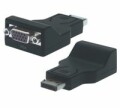 M-CAB - Videoadapter - DisplayPort (M) zu HD-15 (VGA) (W) - Schwarz