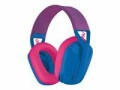 Logitech Headset G435 Gaming Lightspeed Blau, Audiokanäle: Stereo