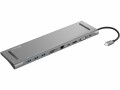 Sandberg USB-C 10-in-1 Docking Station - Dockingstation - USB-C