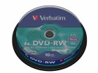 Verbatim DVD-RW 4.7GB, 4x Brenngeschwindigkeit,