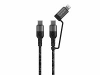4smarts USB 2.0-Kabel ComboCord 3A USB C - Lightning/USB