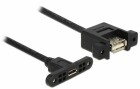 DeLock USB 2.0-Einbaukabel USB A - Micro-USB B