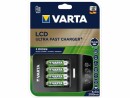 Varta Ladegerät LCD Ultra Fast Charger+ inkl. 4xAA, Batterietyp