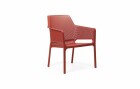 Nardi Stuhl Net Relax, Rot, Detailfarbe: Rot, Material: Kunststoff