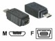 Bild 1 DeLock USB 2.0 Adapter USB-MiniB Buchse - USB-MicroB Stecker