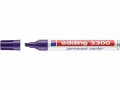 edding Permanent-Marker 3300 Violett, Strichstärke: Keine